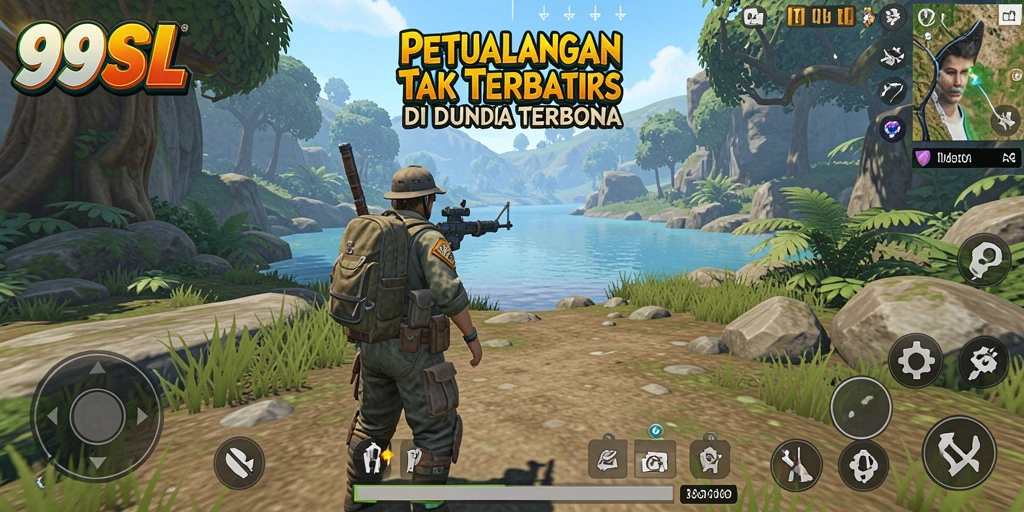 Tangkap momen seru saat menjelajahi dunia terbuka dalam 99SL.