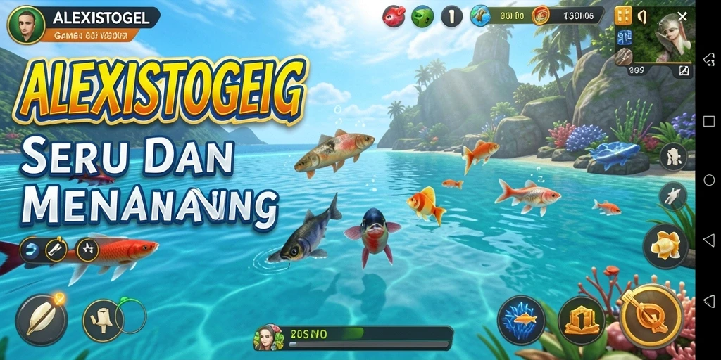 Tampilan epic dari ALEXISTOGEL saat menangkap ikan di lautan.