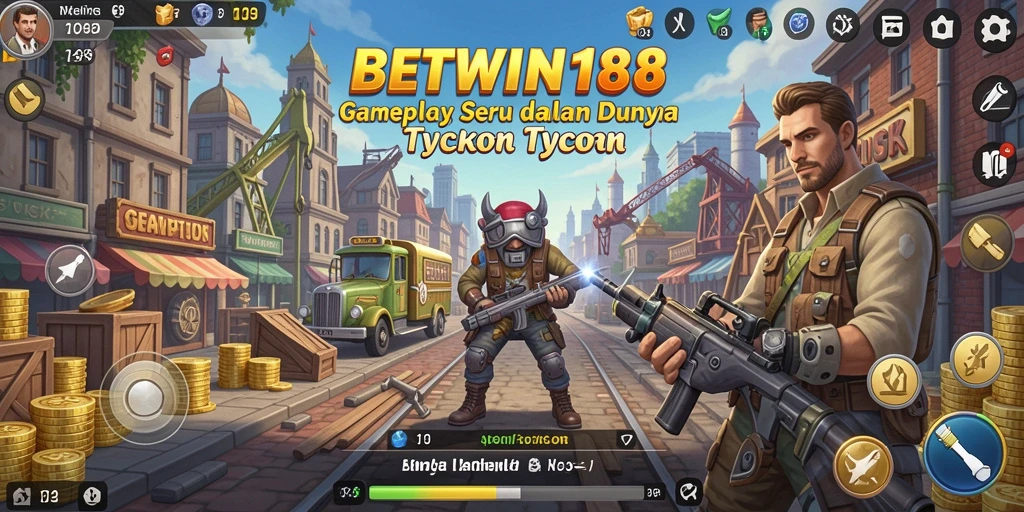 Tampilan menarik dari gameplay seru BETWIN188 yang menghadirkan pengalaman Tycoon.