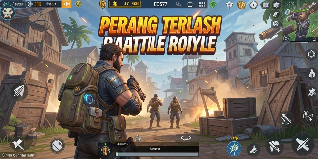 Gameplay intens dan strategi di arena Battle Royale