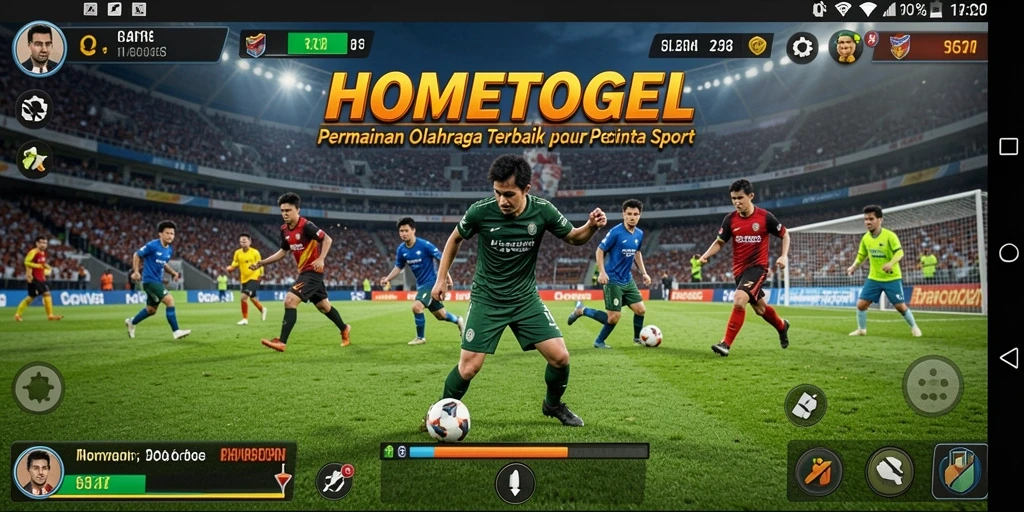 Tampilan utama gameplay HOMETOGEL yang seru dan kompetitif.
