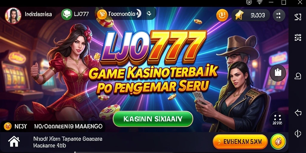 Menampilkan gameplay menarik dari permainan kasino LJO777.