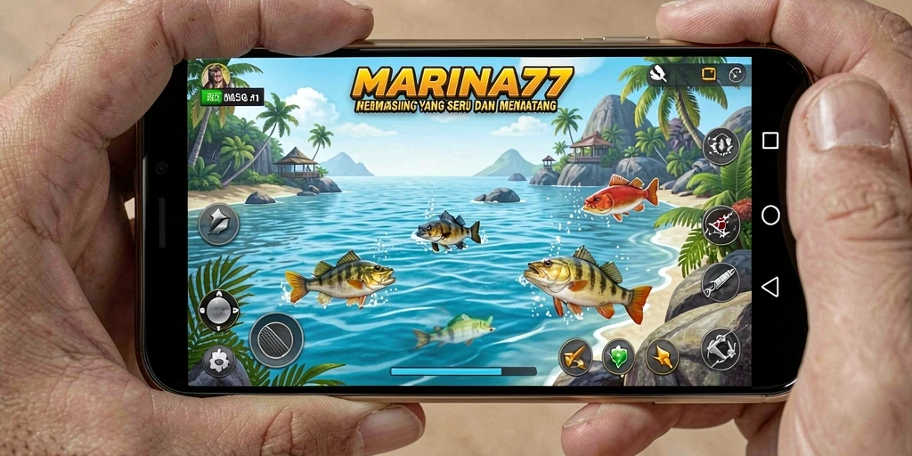 Tangkapan ikan besar dalam gameplay MARINA77 yang menantang.